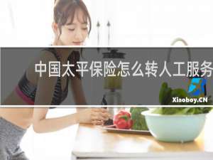 中国太平保险怎么转人工服务