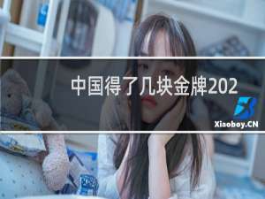 中国得了几块金牌2021东京奥运会