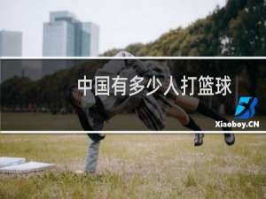 中国有多少人打篮球