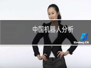 中国机器人分析