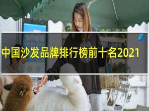 中国沙发品牌排行榜前十名2021