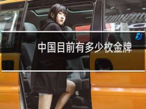 中国目前有多少枚金牌