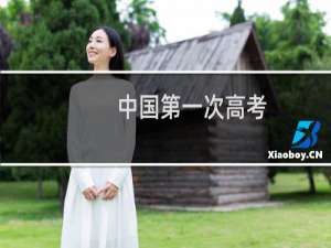 中国第一次高考