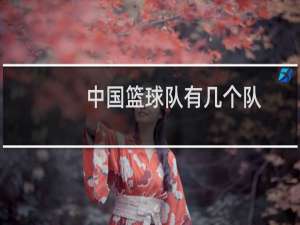 中国篮球队有几个队