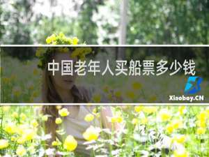 中国老年人买船票多少钱