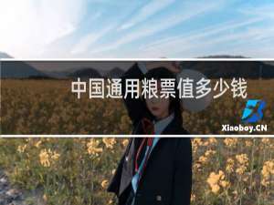 中国通用粮票值多少钱