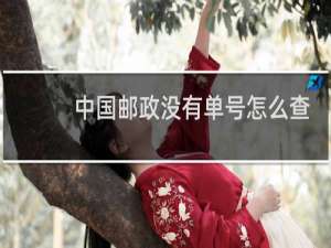 中国邮政没有单号怎么查