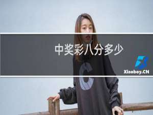 中奖彩八分多少