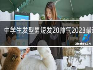 中学生发型男短发 帅气2023最新款