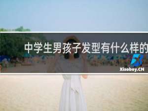 中学生男孩子发型有什么样的