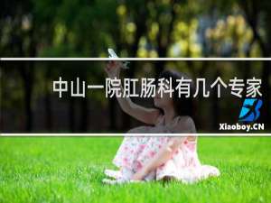 中山一院肛肠科有几个专家