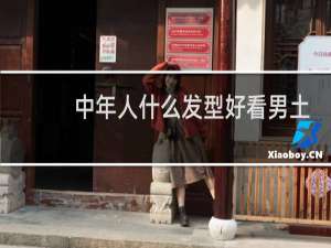 中年人什么发型好看男土