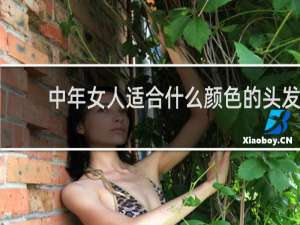 中年女人适合什么颜色的头发