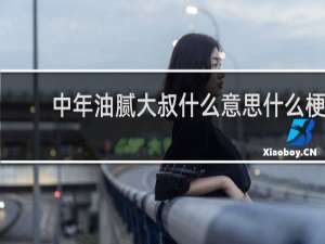 中年油腻大叔什么意思什么梗