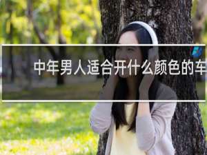 中年男人适合开什么颜色的车