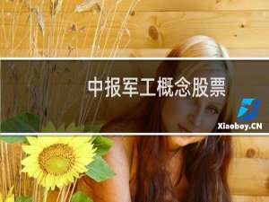 中报军工概念股票