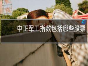 中正军工指数包括哪些股票