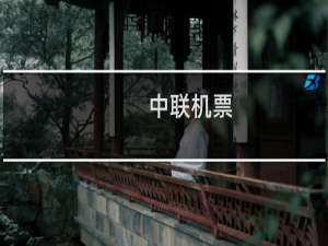中联机票