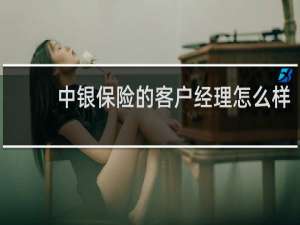 中银保险的客户经理怎么样
