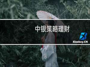 中银策略理财