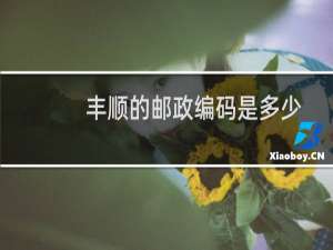 丰顺的邮政编码是多少