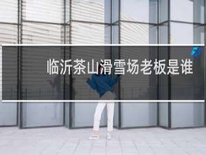 临沂茶山滑雪场老板是谁