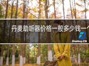 丹麦助听器价格一般多少钱一个