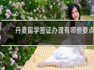 丹麦留学签证办理有哪些要点