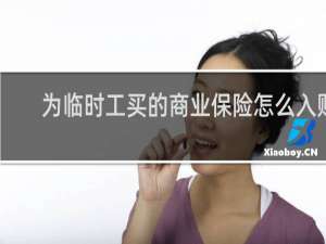 为临时工买的商业保险怎么入账