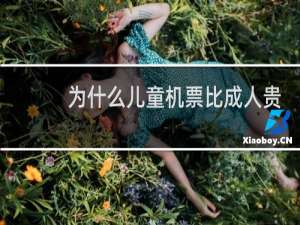 为什么儿童机票比成人贵