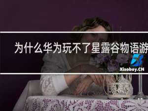 为什么华为玩不了星露谷物语游戏