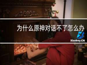 为什么原神对话不了怎么办