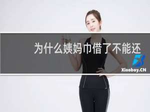 为什么姨妈巾借了不能还