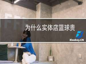 为什么实体店篮球贵