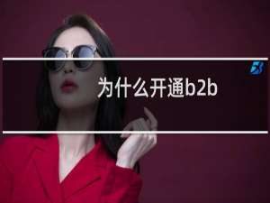 为什么开通b2b