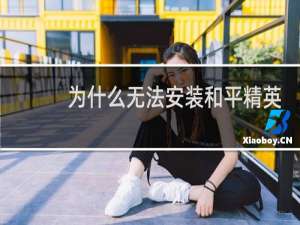 为什么无法安装和平精英(为什么无法安装和平精英体验服无法验证其完整性)
