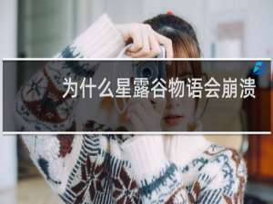为什么星露谷物语会崩溃