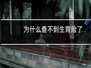 为什么查不到生育险了