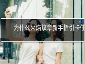 为什么火焰纹章新手指引卡住