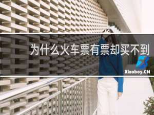为什么火车票有票却买不到