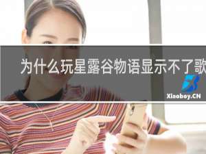为什么玩星露谷物语显示不了歌词