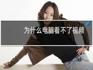 为什么电脑看不了视频