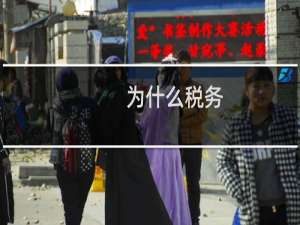 为什么税务