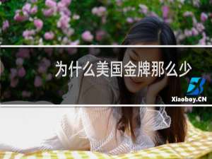 为什么美国金牌那么少