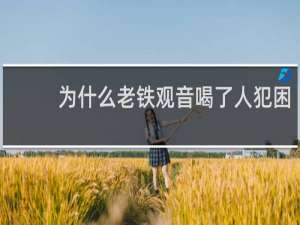 为什么老铁观音喝了人犯困