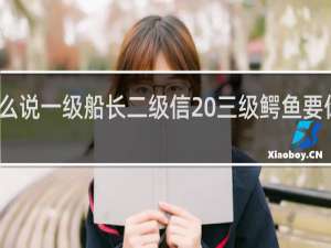 为什么说一级船长二级信 三级鳄鱼要你命什么梗