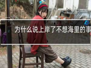 为什么说上岸了不想海里的事