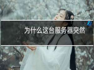 为什么这台服务器突然所有站点都打不开了