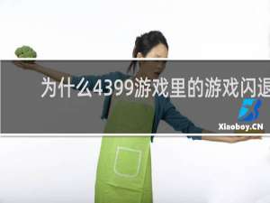 为什么4399游戏里的游戏闪退