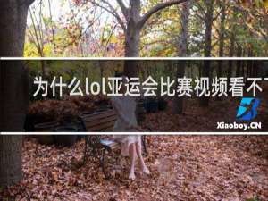 为什么lol亚运会比赛视频看不了